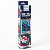 Картина по номерам панно &laquo;Красивые карпы&raquo;, 30 х 50 см