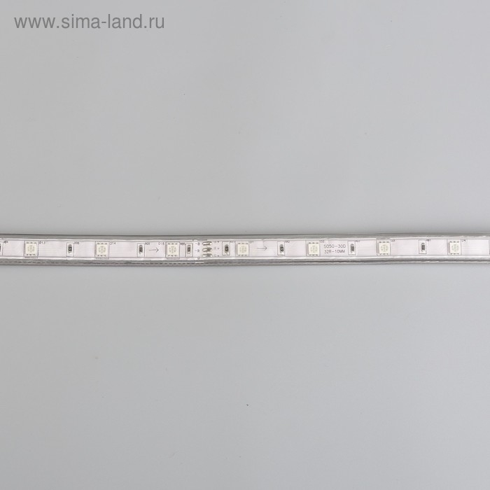 Светодиодная лента Ecola 14 &times; 7 мм, 10 м, IP68, SMD5050, 30 LED/м, 7.2 Вт/м, 220 В, RGB