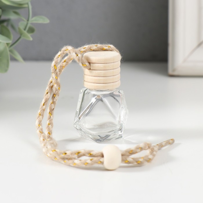 Диффузор стекло для ароматической эссенции "Бриллиант" 8 мл 2,3х2,3х4,5 см