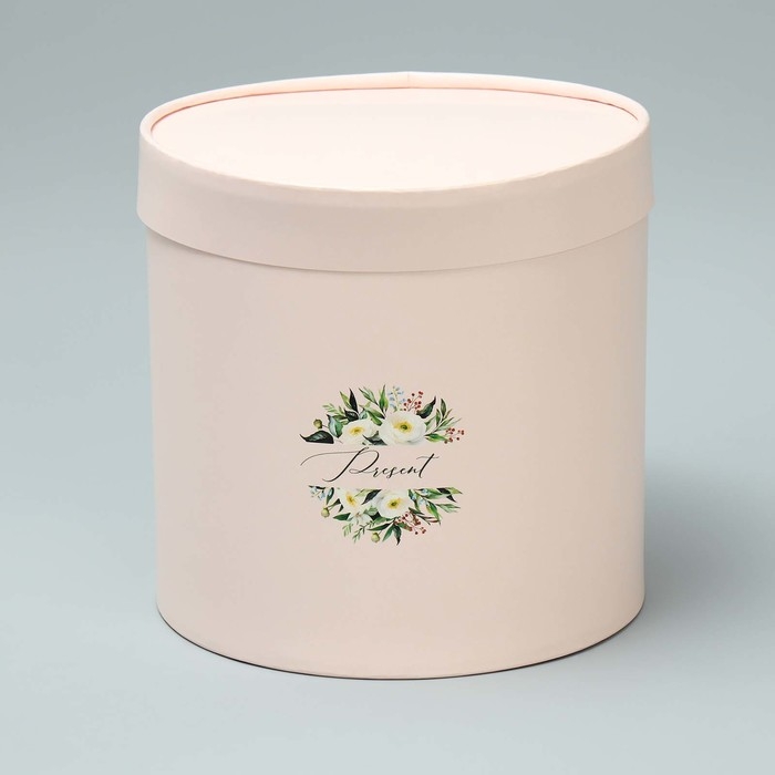 Набор шляпных коробок 3 в 1, упаковка подарочная, &laquo;Эко&raquo;, 13 х 13 - 18 х 18 см