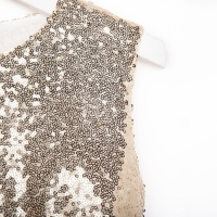 Платье нарядное для девочки с пайетками KAFTAN, размер 28 (86-92), цвет чёрный