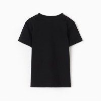 Футболка для мальчика, цвет черный, рост 110 см