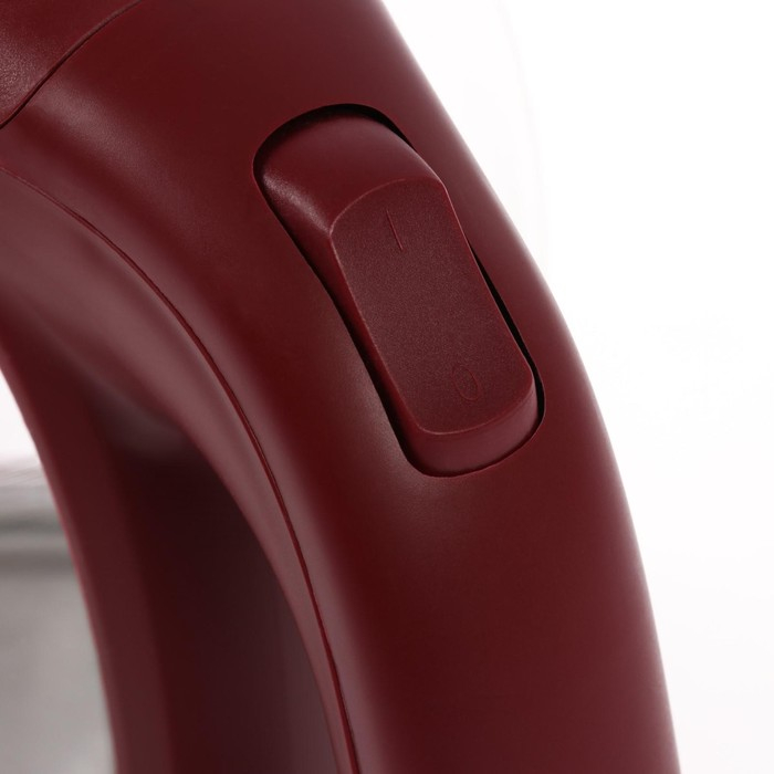 Чайник электрический Luazon LSK-1809, стекло, 1.8 л, 1500 Вт, подсветка, красный Чайник электрический Luazon LSK-1809, стекло, 1.8 л, 1500 Вт, подсветка, красный