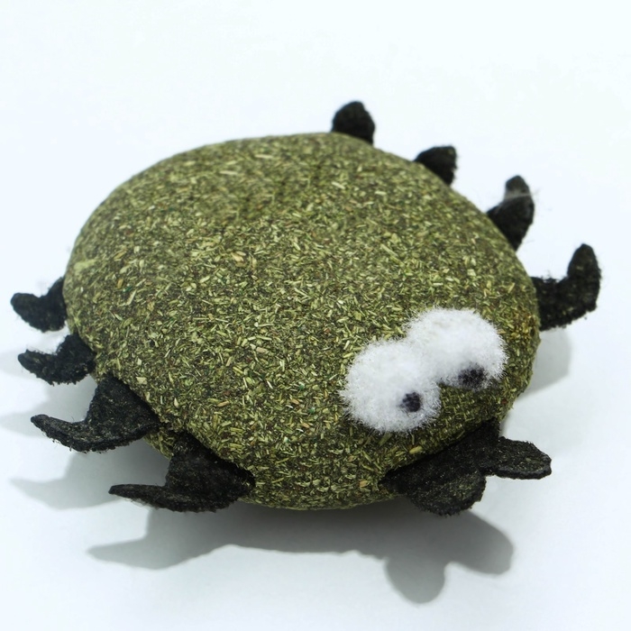 Игрушка для кошек &laquo;Жучок&raquo; из кошачьей мяты, 4 х 3.5 см