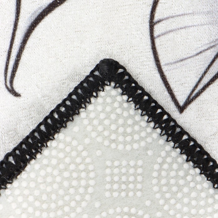 Коврик для ванной Этель Magnolia 50х80 см, 100% п/э, велюр Коврик для ванной Этель Magnolia 50х80 см, 100% п/э, велюр