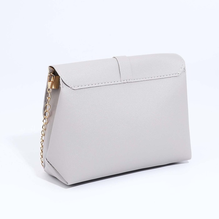 Сумка-мессенджер на магните, цвет серый