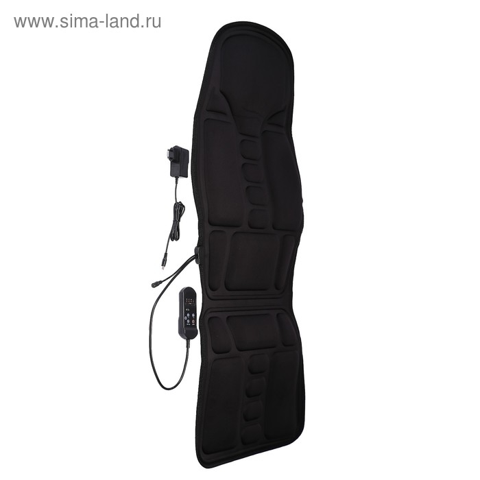 Массажная накидка для спины Luazon LEM-22, таймер 15/30 мин, 8 видов массажа, 220/12В
