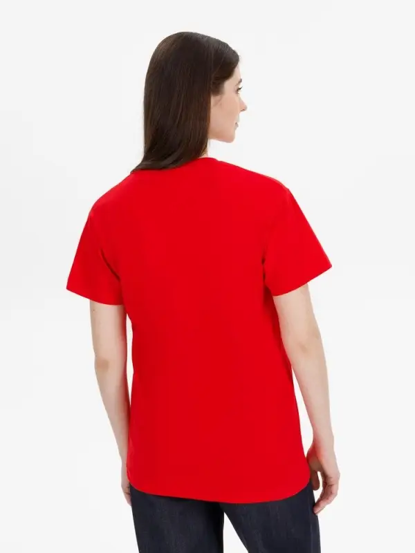 Футболка T-Bolka 180 красная, размер XS