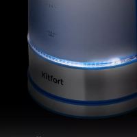 Чайник электрический стеклянный с подсветкой КТ-6666 - 1.7 л