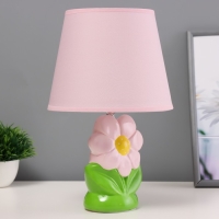 Настольная лампа "Цветок" Е14 40Вт розовый 20х20х33см Настольная лампа "Цветок" Е14 40Вт розовый 20х20х33см