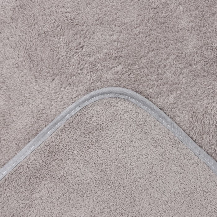 Полотенце-уголок LoveLife Полотенце-уголок LoveLife "Зайчик", цв. серый, 80х80 см, 100% пэ, микрофибра