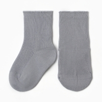 Носки детские MINAKU, цвет серый, 11-12 см Носки детские MINAKU, цвет серый, 11-12 см