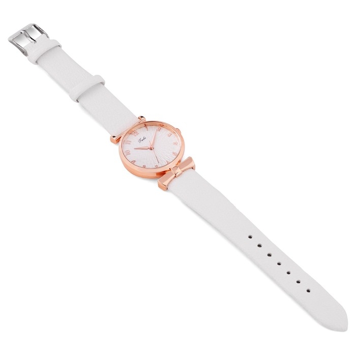 Часы наручные кварцевые женские, d-3.3 см, белые Часы наручные кварцевые женские, d-3.3 см, белые