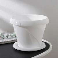 Горшок с поддоном &laquo;Флориана&raquo;, 2,8 л, цвет белый