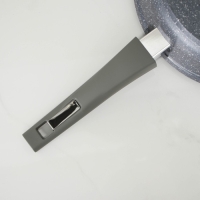 Набор посуды №1 &laquo;Гранит&raquo;, 3 предмета: сковорода d=26 см, ковш 1,7 л, кастрюля 5 л, крышки, антипригарное покрытие