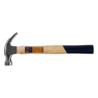 Молоток-гвоздодер ТУНДРА, деревянная рукоятка, 250 г