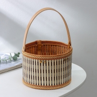 Корзина для хранения Доляна Nature, 18&times;18&times;12, бамбук