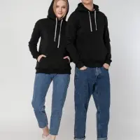 Толстовка с капюшоном Unit Kirenga Heavy черная, размер XS