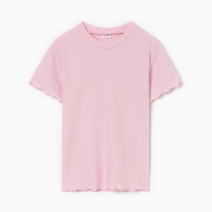 Футболка для девочки MINAKU, цвет розовый, рост 122 см
