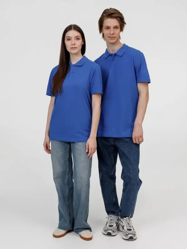 Рубашка поло унисекс Pulse, ярко-синяя (royal), размер XL