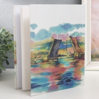 Фотоальбом на 200 фото 10х15 см, пластик. листы "SPb" Санкт-Петербург. Разводные мосты Фотоальбом на 200 фото 10х15 см, пластик. листы "SPb" Санкт-Петербург. Разводные мосты