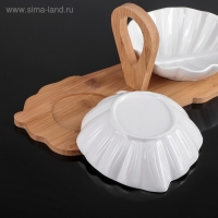 Набор салатников керамический &laquo;Эстет&raquo;, 33&times;14&times;11 см, 2 предмета