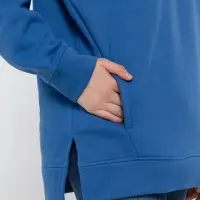 Худи оверсайз унисекс Tolla, синее (джинс), размер XS/S