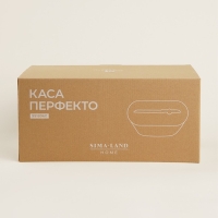 Хлебница металлическая с бамбуковой крышкой SL Home &laquo;каса Перфекто&raquo;, 2 предмета: хлебница 36&times;20&times;15,5 см, нож длина 28,3 см