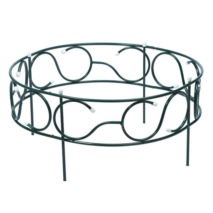 Грядка оцинкованная, 70 &times; 70 &times; 30 см, зелёная, &laquo;Декоративная&raquo;