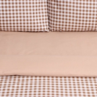 Постельное бельё Этель 2 сп Cell 180х215 см, 200х225 см, 50х70&plusmn; 3 см-2 шт, новосатин