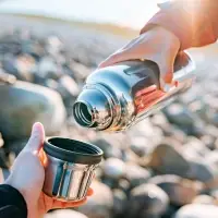 Термос Flask 1000, вакуумный, стальной зеркальный Термос Flask 1000, вакуумный, стальной зеркальный