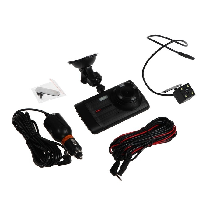 Видеорегистратор Cartage Premium, 2 камеры, HD 1080P, IPS 4, обзор 120&deg;