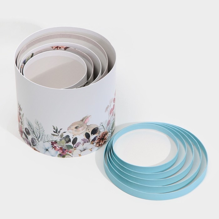 Набор подарочных коробок 5 в 1 &laquo;С Новым годом&raquo;, 13 х 14‒19.5 х 22 см, Новый год