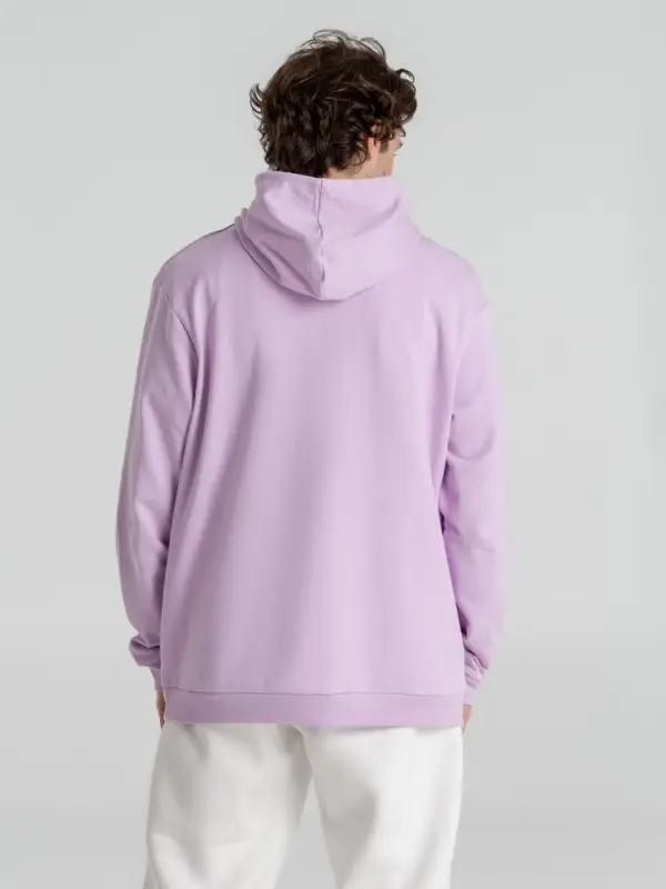 Толстовка с капюшоном унисекс Hoodie, сиреневая, размер XS