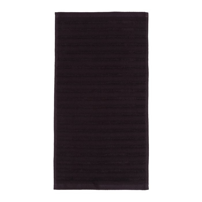 Полотенце махровое Этель Полотенце махровое Этель "Waves" тёмно-серый, 30х60 см,100% хлопок, 460гр/м2