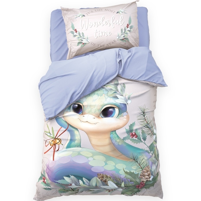 Постельное бельё Этель 1,5 сп Wonderful time 143х215 см, 150х214 см, 50х70 см -1 шт, 100 % хлопок, бязь Постельное бельё Этель 1,5 сп Wonderful time 143х215 см, 150х214 см, 50х70 см -1 шт, 100 % хлопок, бязь