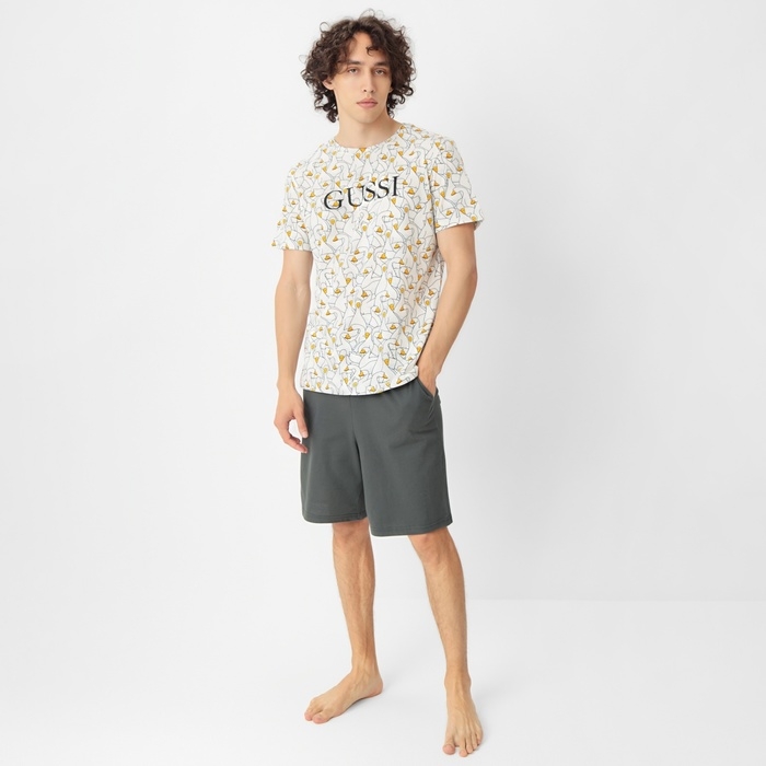 Пижама мужская (футболка и шорты) KAFTAN Gussi, р-р 52 Пижама мужская (футболка и шорты) KAFTAN Gussi, р-р 52