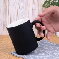 Кружка Promo Soft c покрытием софт-тач, черная Кружка Promo Soft c покрытием софт-тач, черная