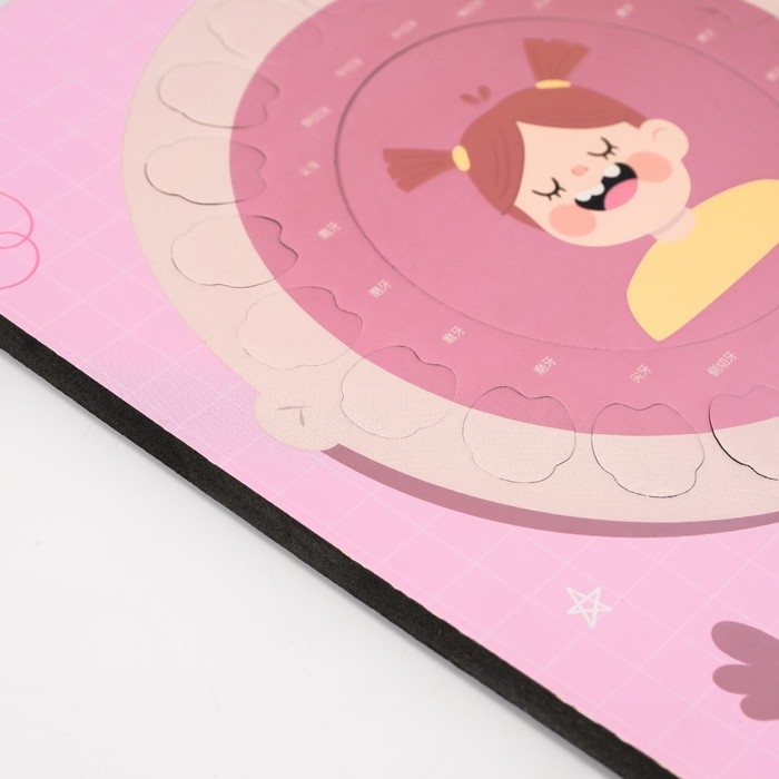 Фоторамка пластик 9х9 см Фоторамка пластик 9х9 см "Молочные зубики" розовая 2х23х27 см