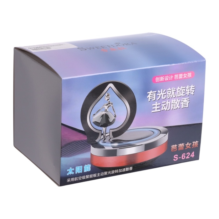 Аксессуар на панель в автомобиль с ароматизатором, балерина, красный, пластик Аксессуар на панель в автомобиль с ароматизатором, балерина, красный, пластик