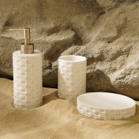 Аксессуары для ванной SL Home, 3 предмета: дозатор, мыльница, стакан Аксессуары для ванной SL Home, 3 предмета: дозатор, мыльница, стакан