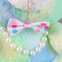 Мягкая игрушка &laquo;Медвежонок&raquo;, с бусинками, 30 см, зелёный