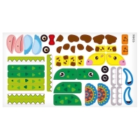 Конструктор &laquo;Весёлые зверята&raquo;, 88 деталей