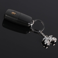 Брелок для ключей Cartage, "Кроссовый байк", серебристый Брелок для ключей Cartage, "Кроссовый байк", серебристый