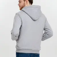 Толстовка на молнии Kulonga Sherpa, серый меланж, размер M