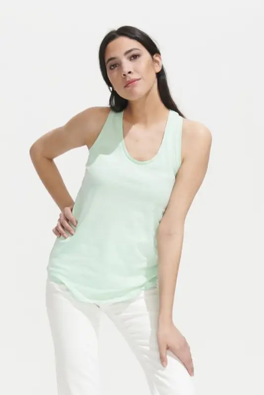 Майка женская Moka 110, ярко-голубая, размер XS