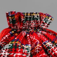 Мешочек подарочный холща &laquo;Подарок для тебя&raquo;, снежинки, 30 х 40 см +/- 1.5 см, Новый год