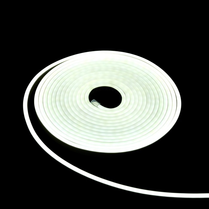 Гибкий неон Luazon Lighting 6 &times; 12 мм, IP65, 10 м, SMD2835, 120 LED/м, 12 В, свечение белое