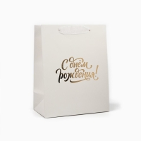 Пакет ламинированный вертикальный &laquo;С днём рождения&raquo;, MS 18 х 23 х 10 см