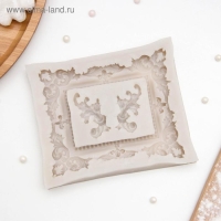 Молд «Рамка, лепнина», силикон, 9,5×11,5 см, цвет МИКС Молд «Рамка, лепнина», силикон, 9,5×11,5 см, цвет МИКС
